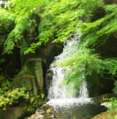 徳川園の滝Waterfall of Sono Tokugawa